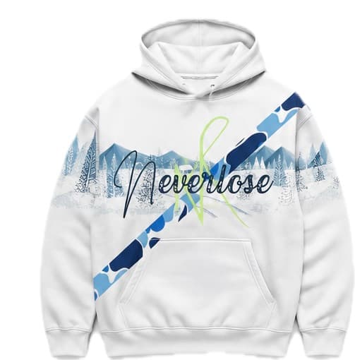 N3VERLOSE Winter Camo Hoodie